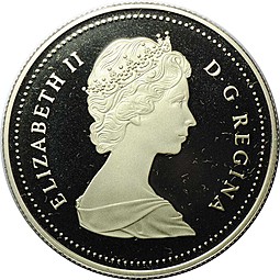 Монета 1 доллар 1986 PROOF Канада