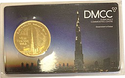 Монета 1/2 унции 2012 Золото Шейх Халифа ибн Заид Аль Нахайян Бурдж-Халифа ОАЭ
