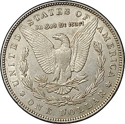 Монета 1 доллар 1889 Моргана США