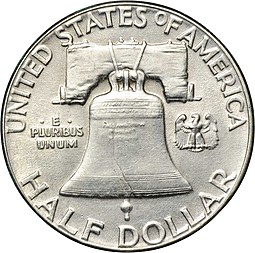 Монета 50 центов 1951 США
