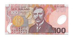 Банкнота 100 долларов 2006 Новая Зеландия
