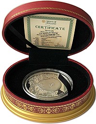 Монета 2 доллара 2011 Яйца Фаберже - Анютины глазки Ниуэ