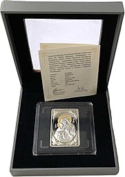 Монета 20 рублей 2011 Икона Пресвятой Богородицы Жировицкая Беларусь