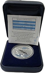 Монета 1 доллар 2008 Австралийская антарктическая территория Горбатый кит Австралия