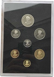 Годовой набор монет 1 сенте, 2,5,10,25,50 лисенте, 1 лоти 1979 PROOF Лесото