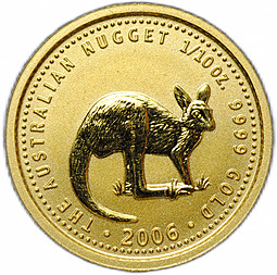 Монета 15 долларов 2006 Австралийский самородок Кенгуру Австралия