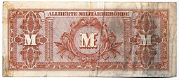 Банкнота 20 марок 1944 Германия Третий рейх Оккупация Союзными войсками