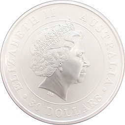 Монета 30 долларов 2013 Австралийская Коала Австралия