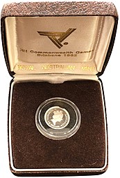 Монета 15 долларов 1989 Австралийская Коала платина Австралия