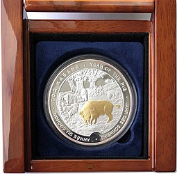 Медаль Год кабана 2007 Лунный календарь