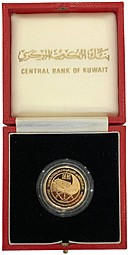 Монета 100 динаров 1981 20 лет Национальному дню Государства Кувейт