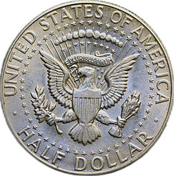 Монета 50 центов 1965 США