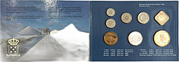 Годовой набор монет 5, 10, 25 центов 1/2, 1, 2, 5 гульденов 1992 Нидерланды