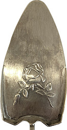 Лопатка для торта Свадебная Розы Серебро 916 пробы СССР