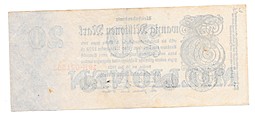 Банкнота 20000000 марок 1923 (20 миллионов) Германия Веймарская республика