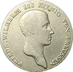 Монета 1 талер (рейхсталер) 1814 A Пруссия Германия