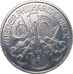 Монета 1,5 евро 2015 Венская филармония (филармоникер) Австрия