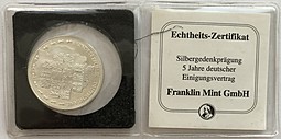 Медаль (жетон) 1995 5 лет объединению Германии