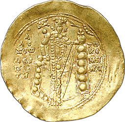 Монета Гиперперон 1092-1118 Алексей I Комнин (1081-1118) Византия