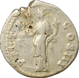 Монета Денарий 137 Адриан (117-138) Фелиситас Римская Империя