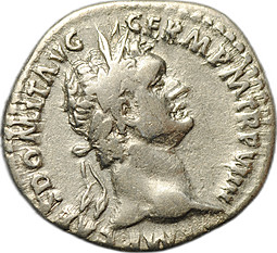 Монета Денарий 93-94 Домициан (81-96) Минерва Римская Империя