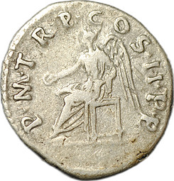 Монета Денарий 98-99 Траян (98-117) Победа Римская Империя