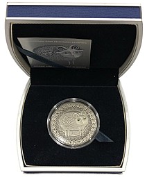 Монета 20 рублей 2009 Знаки зодиака - Овен Беларусь