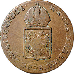 Монета 1 крейцер 1816 B - Кремница Австрия