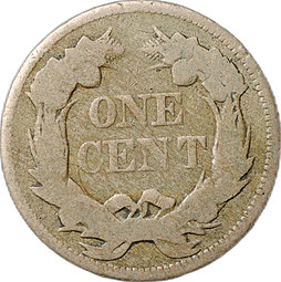 Монета 1 цент 1858 Flying Eagle Cent США