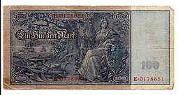 Банкнота 100 марок 1910 Германия Германская империя