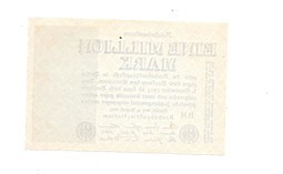 Банкнота 1000000 марок 1923 (1 миллион) Германия Веймарская республика