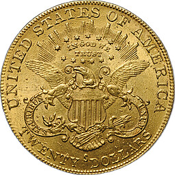 Монета 20 долларов 1882 S - Сан-Франциско США