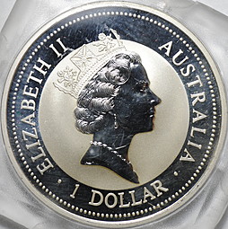 Монета 1 доллар 1997 Австралийская Кукабара Австралия