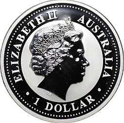 Монета 1 доллар 2009 Австралийская Кукабара Австралия