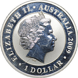 Монета 1 доллар 2009 Австралийская Коала Австралия