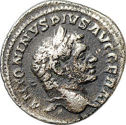Монета Денарий 217 Каракалла (188-217) Сол Римская Империя