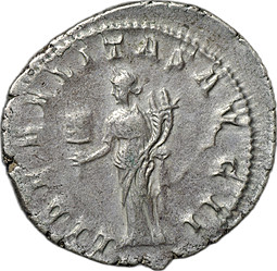 Монета Антонианиан 239 Гордиан III (238-244) Либералитас Римская Империя