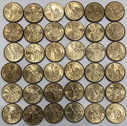 Набор 1 доллар 2007-2018 Президенты США 36 монет