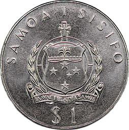 Монета 1 тала 1976 XXI Летние Олимпийские игры 1976, Монреаль Самоа