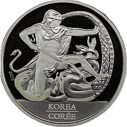 Монета 1 доллар 2013 60 лет Корейскому соглашению о перемирии Канада