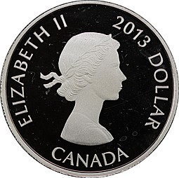 Монета 1 доллар 2013 60 лет Корейскому соглашению о перемирии Канада
