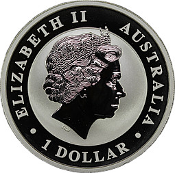 Монета 1 доллар 2017 Австралийская Кукабара Австралия