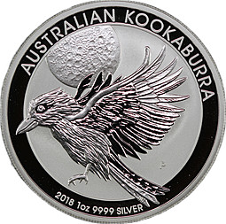 Монета 1 доллар 2018 Австралийская Кукабара Австралия