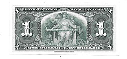 Банкнота 1 доллар 1937 Канада