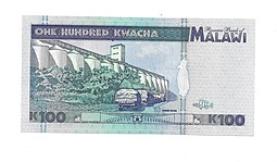 Банкнота 100 квача 1995 Малави