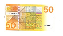 Банкнота 50 гульденов 1982 Нидерланды