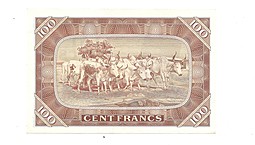 Банкнота 100 франков 1960 Стадо Мали