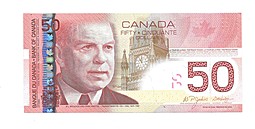 Банкнота 50 долларов 2004 Канада