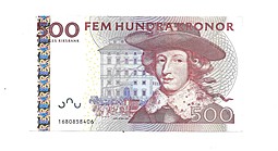Банкнота 500 крон 2001-2012 Швеция