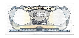 Банкнота 1000 франков 1964 Конго